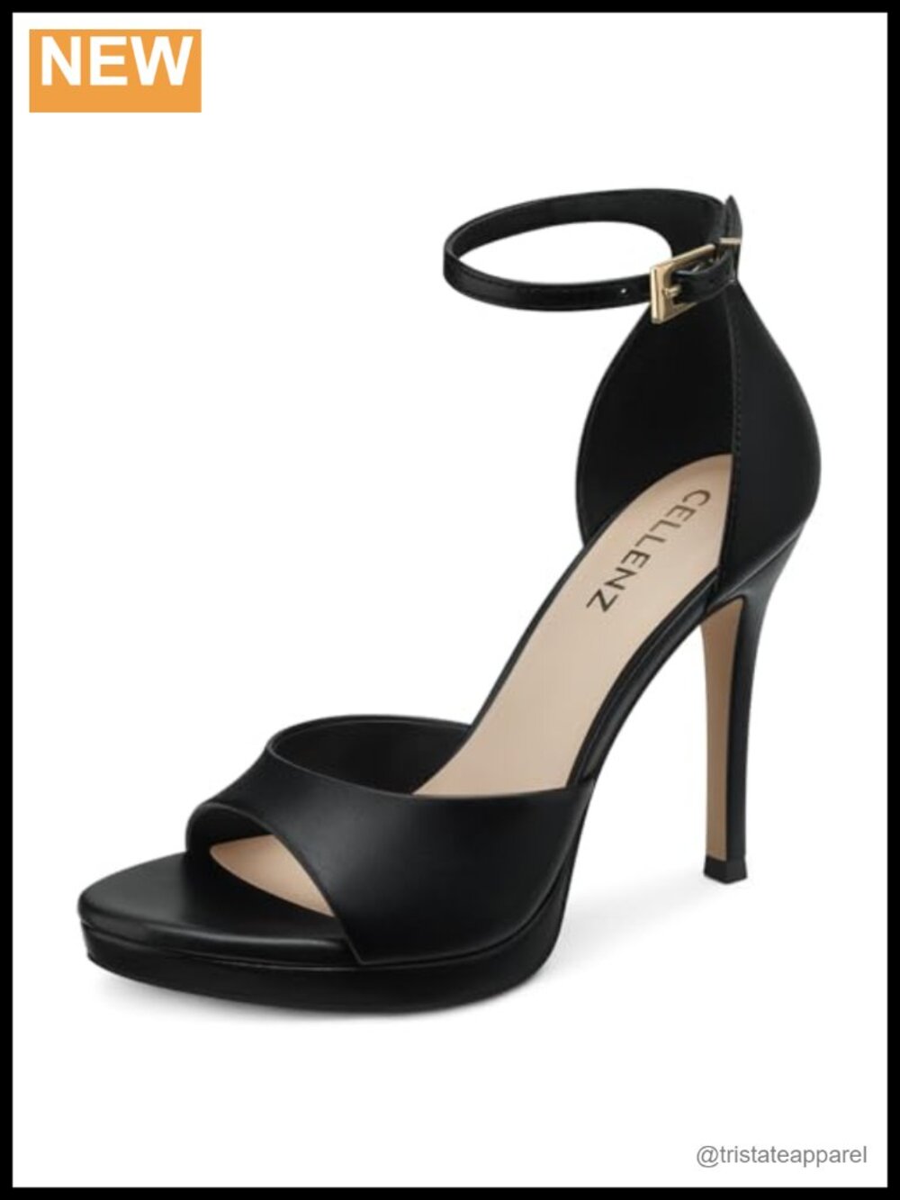 CELLENZ Strappy Women Heels Sandals Open Toe Comfortable High Heel